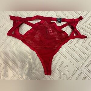 Torrid Scarlet Lace Strappy Panty